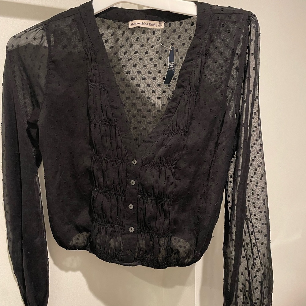 Abercrombie and Fitch sheer top